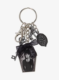 Wednesday Portrait Multi-Charm Keychain - BoxLunch Exclusive