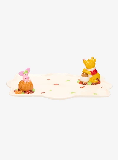 Disney Winnie the Pooh Piglet & Pooh Bear Autumn Serving Tray - BoxLunch Exclusive