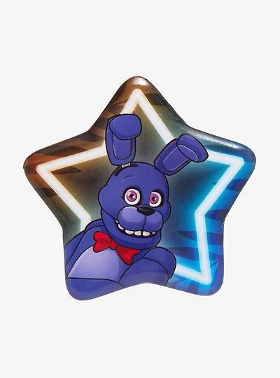 Five Nights at Freddy's Bonnie Star Button Pin