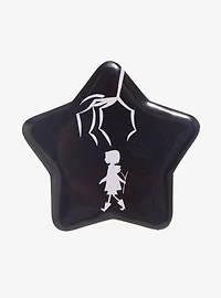 Coraline Silhouette Star Button Pin