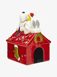 Peanuts Snoopy Doghouse Figural Tea Light Holder