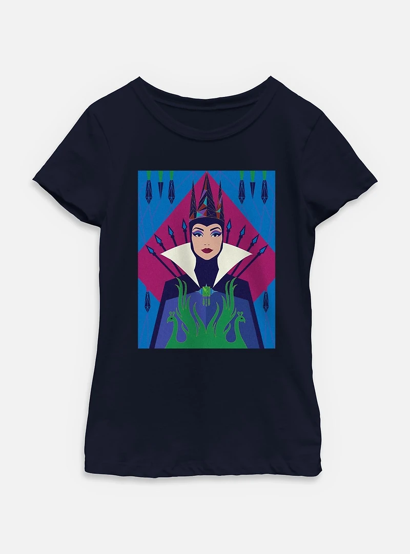 Disney Snow White Live Action Evil Queen Pose Youth Girls T-Shirt