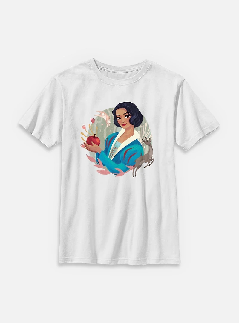 Disney Snow White Live Action Smiling Pose Youth T-Shirt