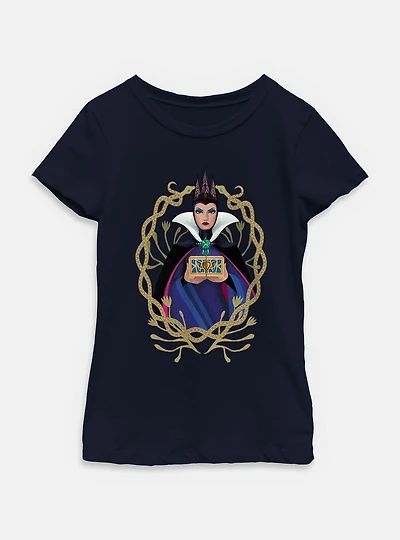 Disney Snow White Live Action Evil Queen Youth Girls T-Shirt