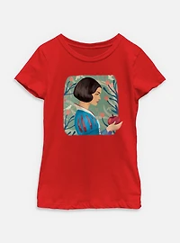 Disney Snow White Live Action And Apple Youth Girls T-Shirt