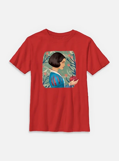 Disney Snow White Live Action And Apple Youth T-Shirt