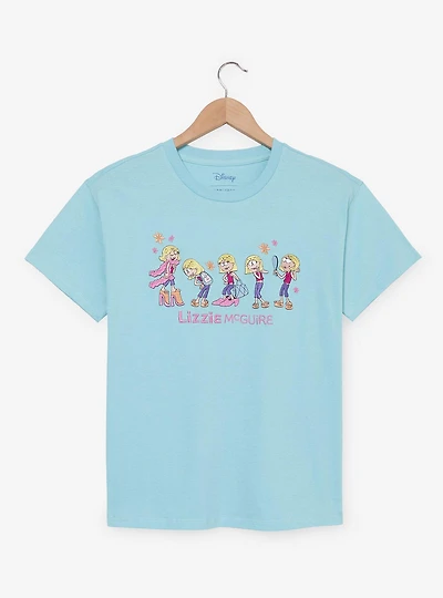 Disney Lizzie McGuire Embroidered Cartoon Women's T-Shirt - BoxLunch Exclusive