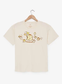 Sanrio Pompompurin Party Embroidered Women's T-Shirt - BoxLunch Exclusive