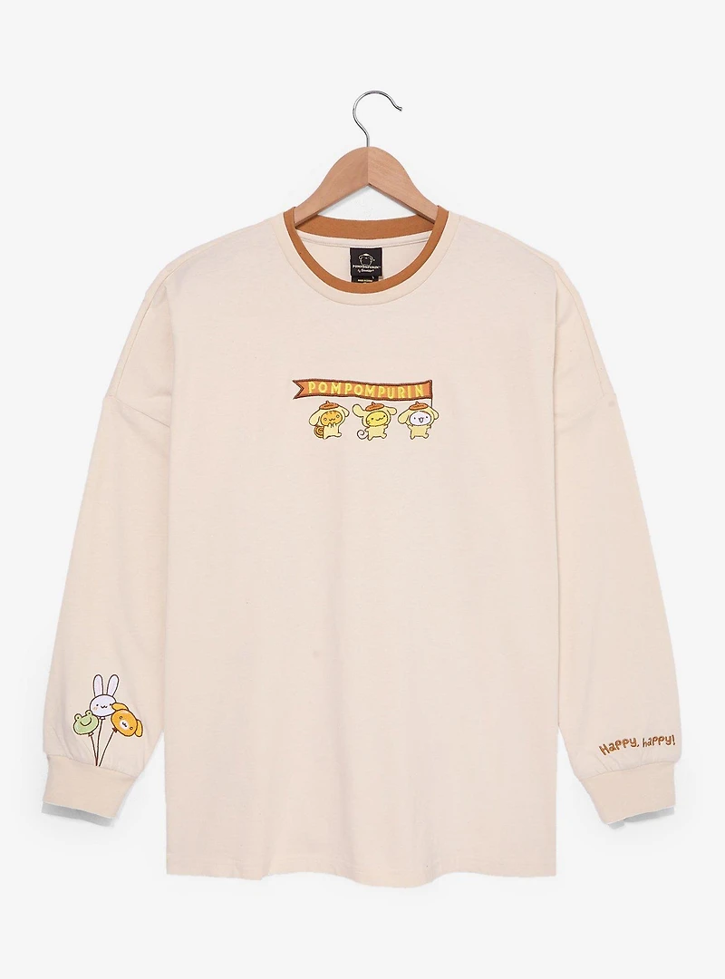 Sanrio Pompompurin Party Long Sleeve T-Shirt — BoxLunch Exclusive