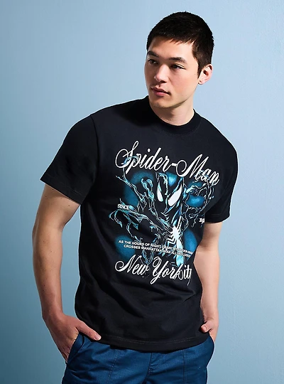 Marvel Spider-Man Cursive Graphic T-Shirt— BoxLunch Exclusive