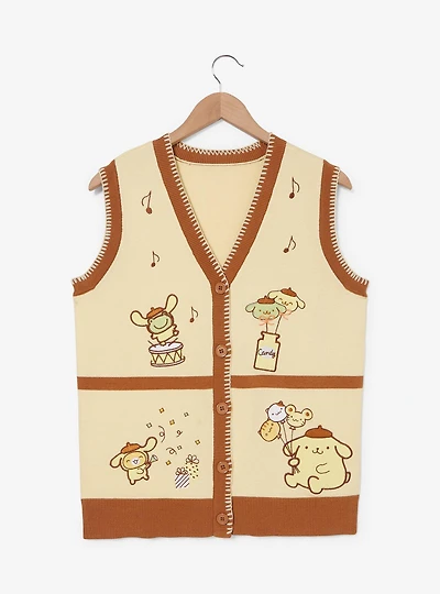 Sanrio Pompompurin Party Women's Sweater Vest - BoxLunch Exclusive