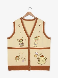 Sanrio Pompompurin Party Women's Plus Sweater Vest - BoxLunch Exclusive