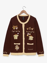 Sanrio Pompompurin Party Embroidered Women's Plus Cardigan - BoxLunch Exclusive