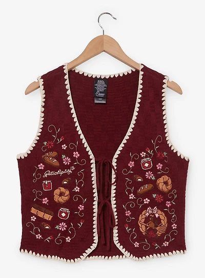 Studio Ghibli® Kiki's Delivery Service Bakery Embroidered Women's Vest — BoxLunch Exclusive
