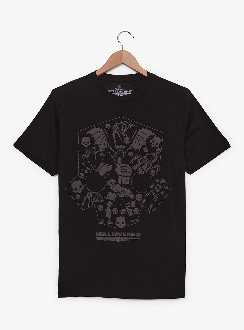 Helldivers Icons Graphic T-Shirt — BoxLunch Exclusive