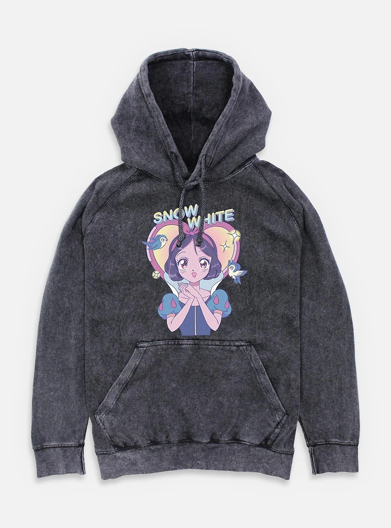 Disney Snow White and the Seven Dwarfs Anime Girly Pop Mineral Wash Hoodie
