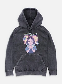 Disney Snow White and the Seven Dwarfs Anime Girly Pop Mineral Wash Hoodie