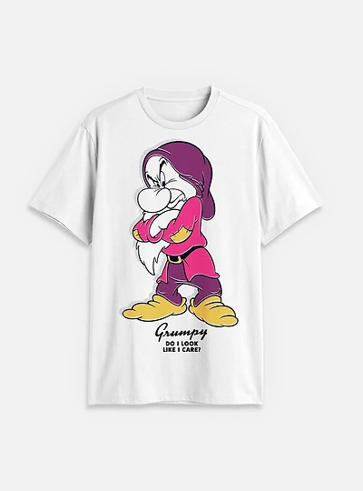Disney Snow White and the Seven Dwarfs Grumpy Portrait T-Shirt