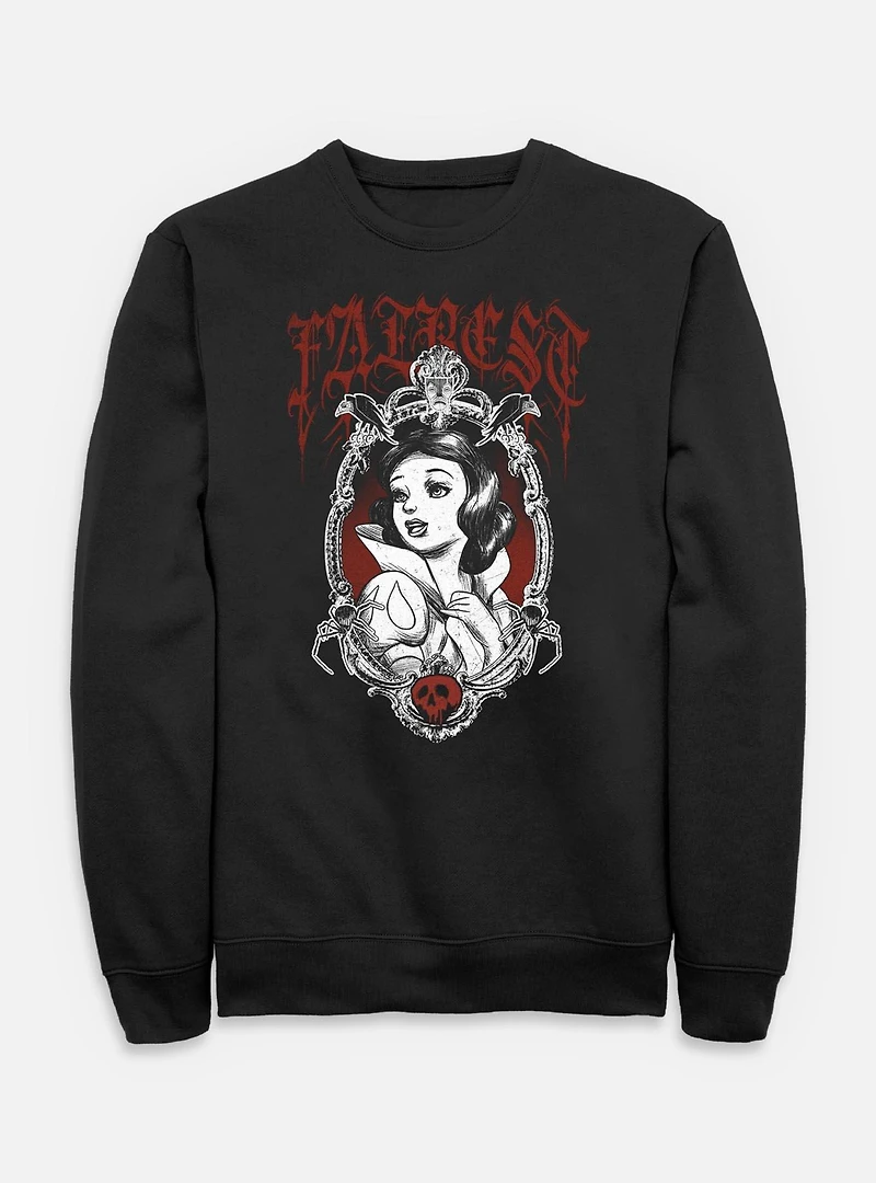Disney Snow White and the Seven Dwarfs Fairest Goth Style Sweatshirt
