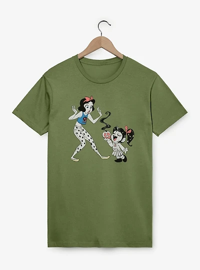 Disney Snow White and the Seven Dwarfs Eat Your Fruit Garment Dye T-Shirt