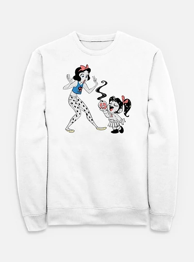 Disney Snow White and the Seven Dwarfs Eat Your Fruit Sweatshirt
