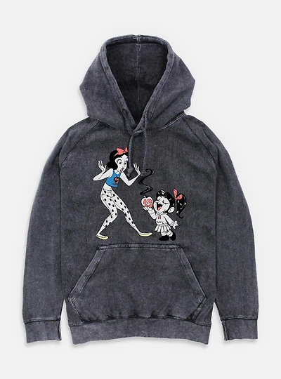 Disney Snow White and the Seven Dwarfs Eat Your Fruit Mineral Wash Hoodie