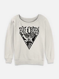 Disney Snow White and the Seven Dwarfs Evil Queen Enchanted Womens Slouchy Sweatshirt