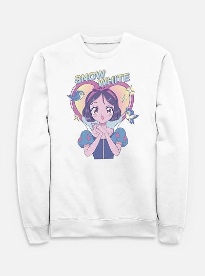 Disney Snow White and the Seven Dwarfs Anime Girly Pop Sweatshirt
