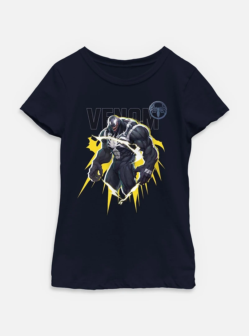 Marvel Rivals Venom Energy Youth Girls T-Shirt