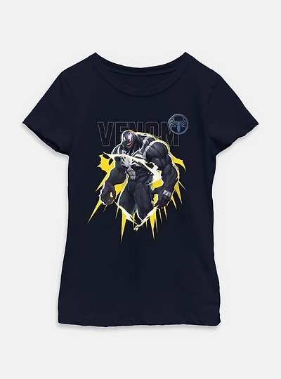 Marvel Rivals Venom Energy Youth Girls T-Shirt