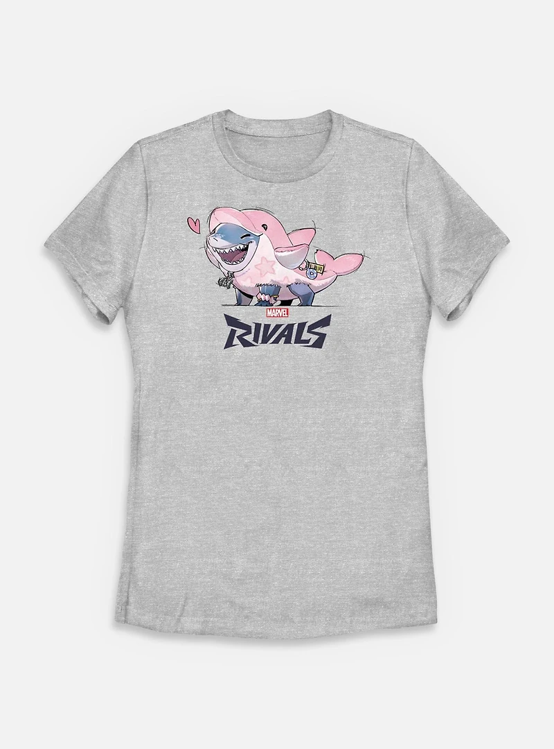 Marvel Rivals Lovely Jeff Shark Womens T-Shirt