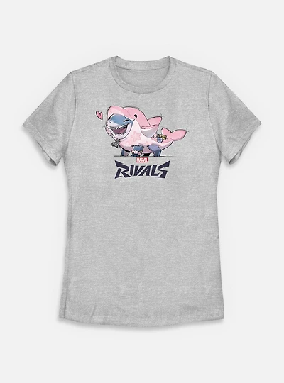 Marvel Rivals Lovely Jeff Shark Womens T-Shirt