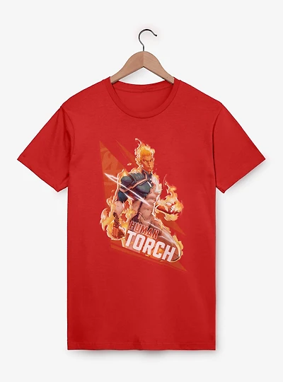 Marvel Rivals Human Torch Big Fire T-Shirt