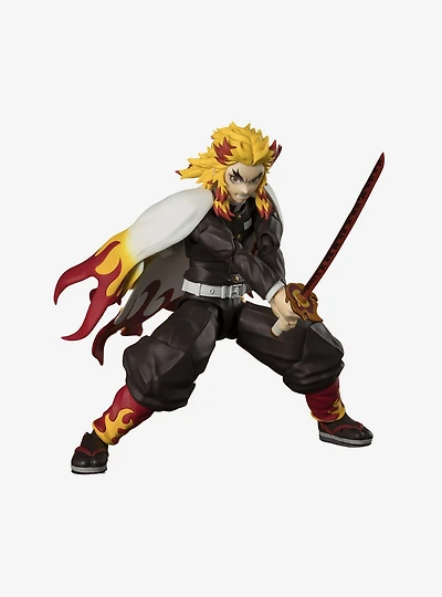 Bandai Spirits Demon Slayer: Kimetsu no Yaiba S.H.Figuarts Kyojuro Rengoku Figure