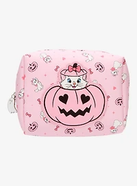 Disney The Aristocats Marie Jack-o-Lantern Pink Cosmetic Bag