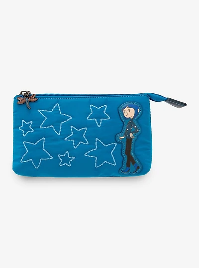 Coraline Stars Quilted Cosmetic Bag — BoxLunch Exclusive