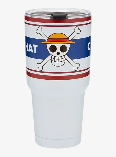 One Piece Straw Hat Crew Travel Mug — BoxLunch Exclusive