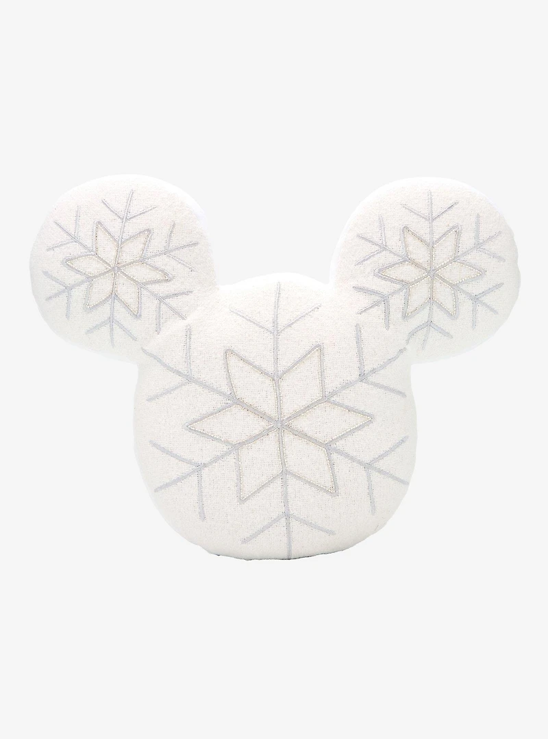 Disney Mickey Mouse Snowflake Figural Pillow