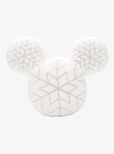 Disney Mickey Mouse Snowflake Figural Pillow