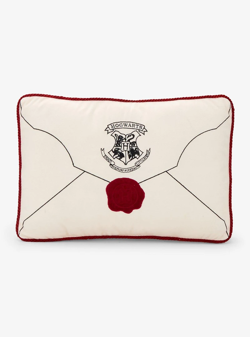 Harry Potter Hogwarts Letter Figural Pillow - BoxLunch Exclusive