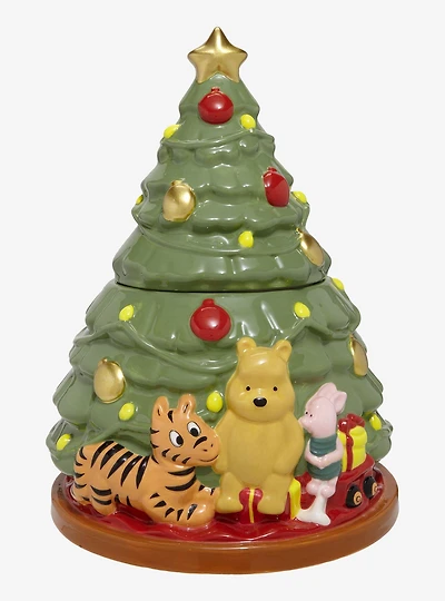 Disney Winnie The Pooh Christmas Tree Figural Cookie Jar - BoxLunch Exclusive