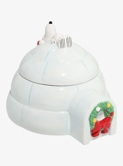 Peanuts Snoopy Igloo Figural Cookie Jar