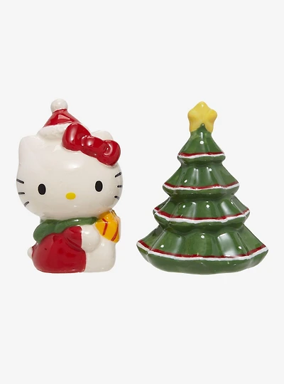 Sanrio Hello Kitty & Christmas Tree Salt & Pepper Shaker Set
