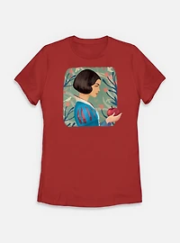 Disney Snow White Live Action And Apple Womens T-Shirt