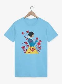 Disney Snow White Live Action With Flowers T-Shirt
