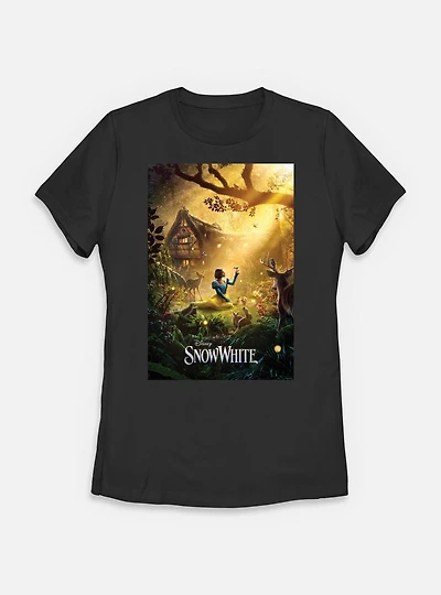 Disney Snow White Live Action Poster Womens T-Shirt
