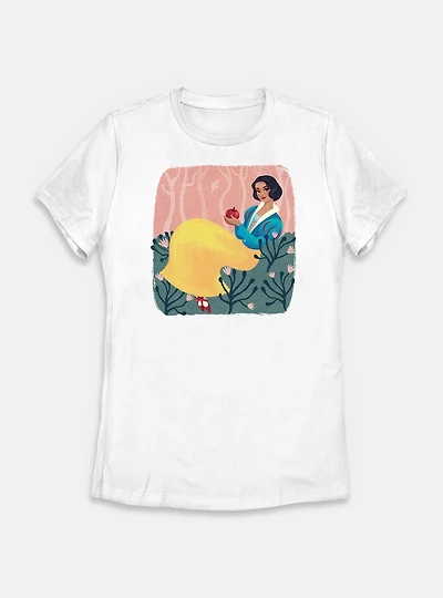 Disney Snow White Live Action Forest Womens T-Shirt