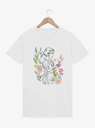 Disney Snow White Live Action Apple Sketch T-Shirt