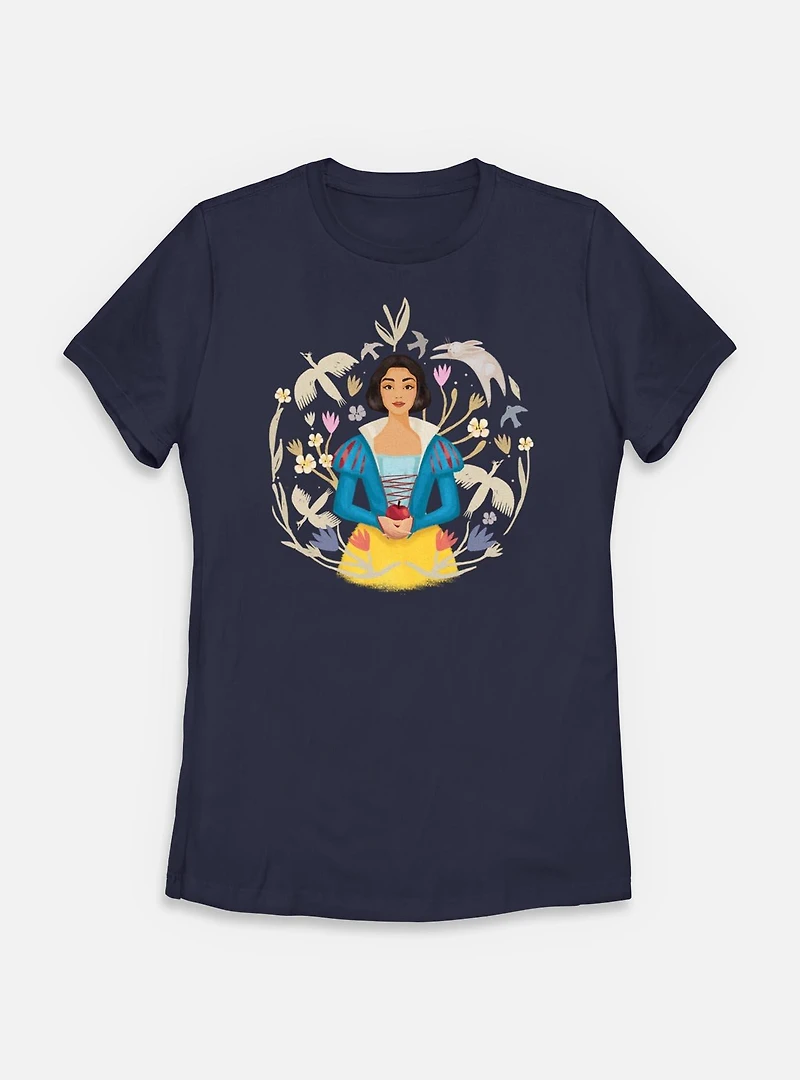Disney Snow White Live Action Forest Creatures Womens T-Shirt
