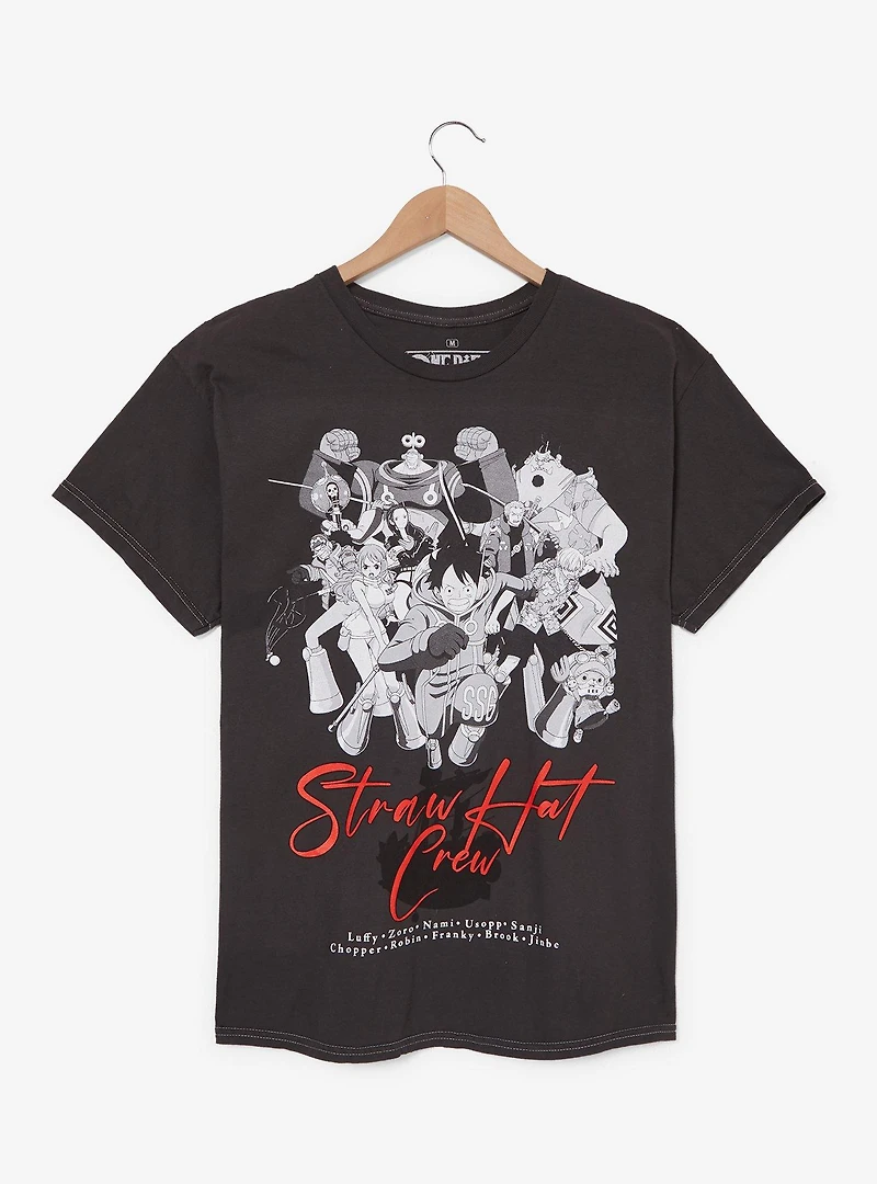 One Piece Straw Hat Crew Graphic T-Shirt — BoxLunch Exclusive